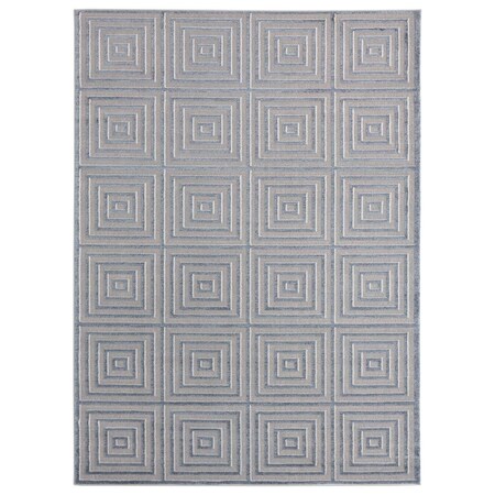 United Weavers Of America Cascades Tehama Blue & Grey Accent Rectangle Rug 1 ft. 11 in. x 3 ft. 2601 10867 24